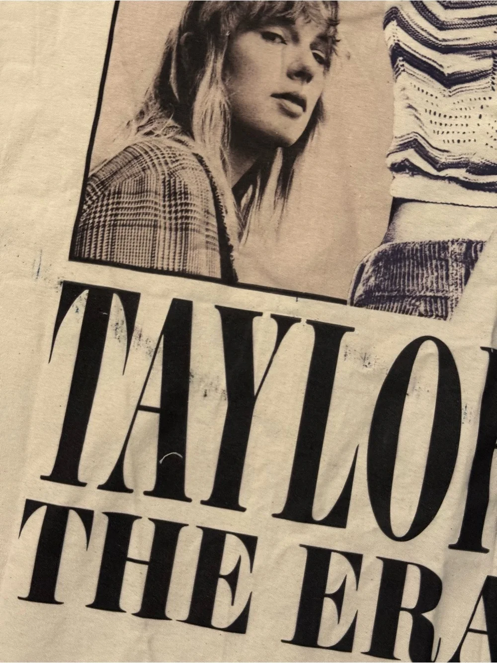 Taylor Swift Pop-Art Eras Tour Tapestry - White, Black, Red, Pink, Yellow, Blue